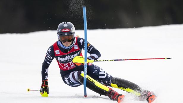 Mikaela Shiffrin fuhr im ersten Durchgang in Hafjell in einer eigenen Liga