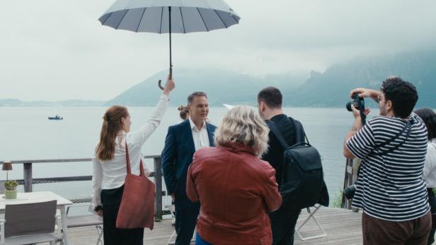 Andreas Babler beim Wahlkampf.
