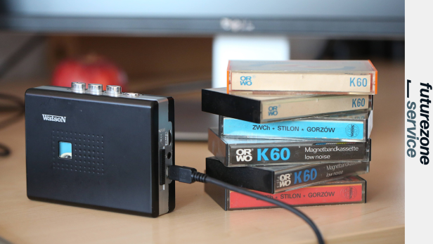 Mit einem Digitalkonverter lassen sich alte Musikkassetten digitalisieren