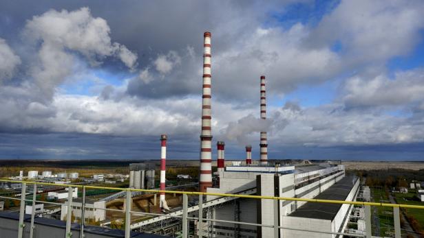 FILE PHOTO: Oil shale-fired power plant in Auvere
