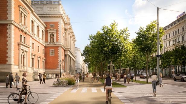 Neugestaltung der Ring-Straße Renderings.