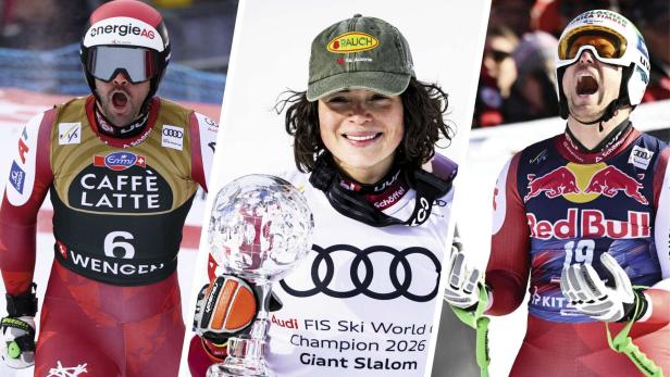 Gesichter des ÖSV: Vincent Kriechmayr beendete die Durststrecke in der Abfahrt, Julia Scheib gewann die Riesentorlauf-Kugel, Otmar Striedinger holte null Weltcuppunkte