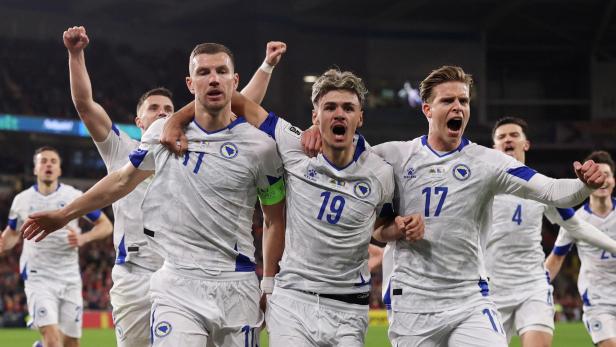 Alajbegovic feiert mit Dzeko und Kollegen