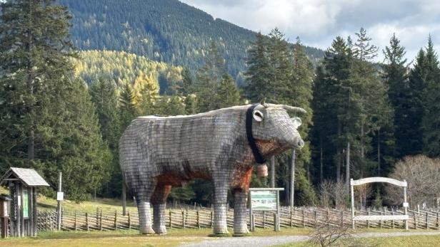 Almochse am Ufer des Teichalmsees.