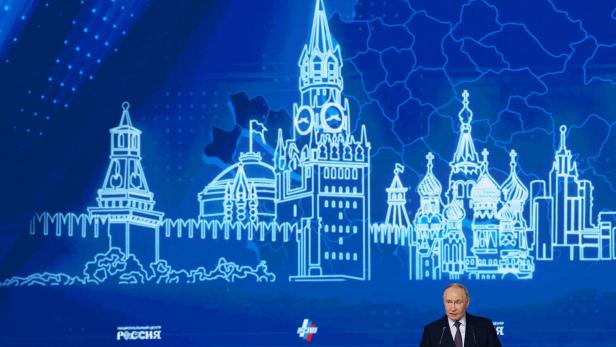 Russian President Putin attends the Congress of the Russian Union of Industrialists and Entrepreneurs in Moscow