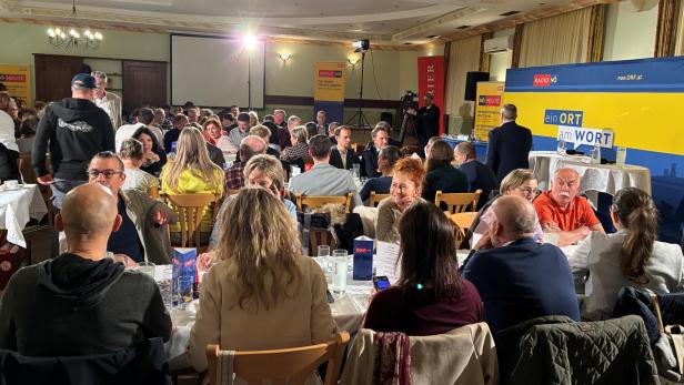 Volles Haus bei "Vor Ort am Wort" in Wagram ob der Traisen.