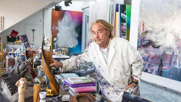 Maler Hubert Scheibl