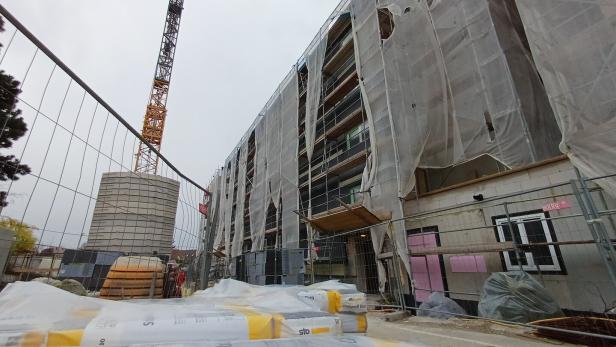 Sanierung des Europahofs in Stockerau.