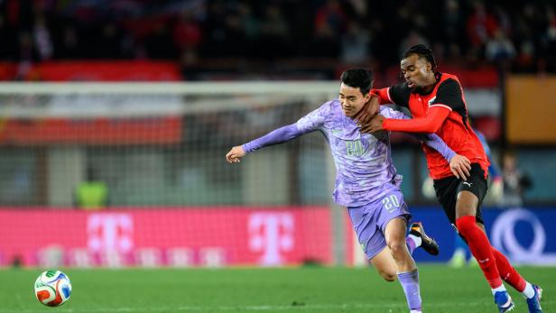 Carney Chukwuemeka im Spiel gegen Südkorea.