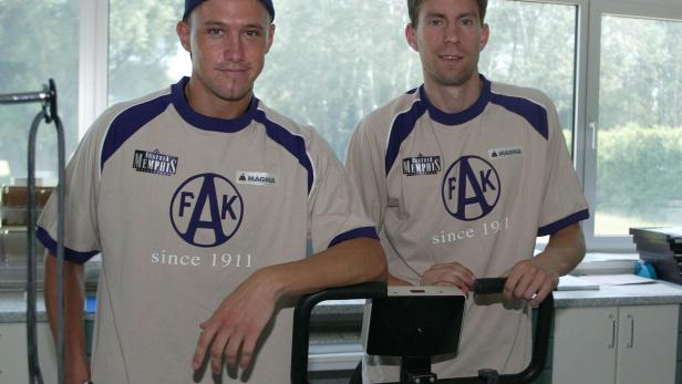 Petter Rudy (rechts) war 2003/2004 bei der Austria.