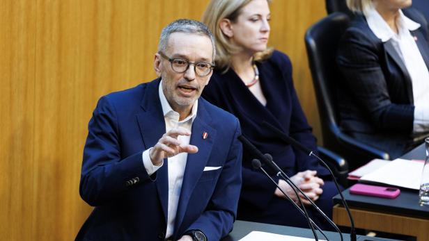 Herbert Kickl im Parlament