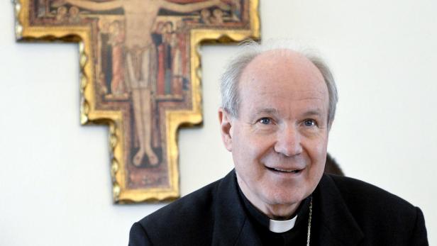Kardinal Schönborn unterstützt das Lebensmittel projekt LeO von Caritas-Präsident Michael Landau dent Michael Landau