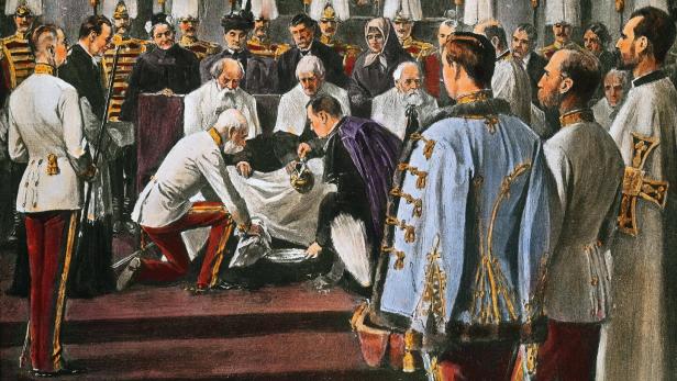 Fusswaschung zur österlichen Zeit