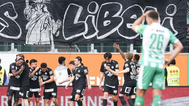 Grazer Jubel in Hütteldorf