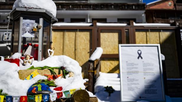 Snow blankets site of Crans-Montana bar tragedy