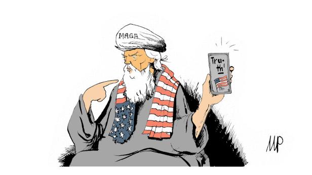 Geistiges und weltliches Oberhaupt Ajatollah Donald