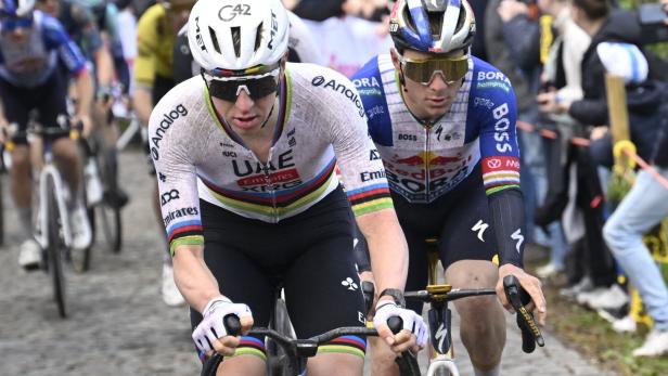 Die Rad-Top-Stars: Pogacar fährt im Feld vor Evenepoel