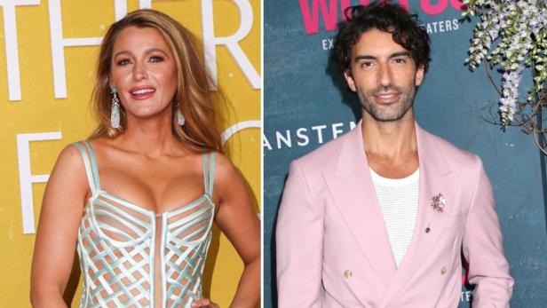 Porträtfotos von Blake Lively und Justin Baldon