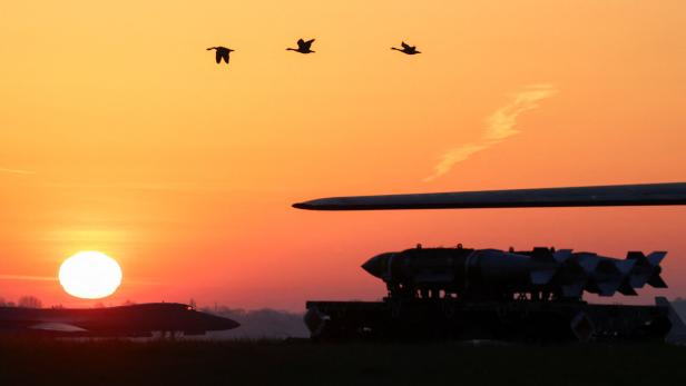 RAF Fairford airbase after a two-week ceasefire in the Iran war was announced