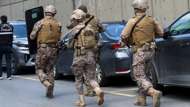 Gunfire near the building housing the Israeli consulate, in Istanbul