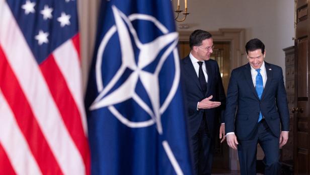 U.S. Secretary of State Marco Rubio Meets NATO Secretary General Mark Rutte at Department of State in Washington