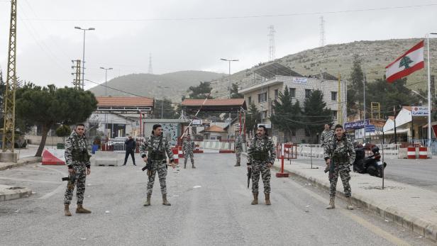 Masnaa border crossing with Syria in the Bekaa Valley