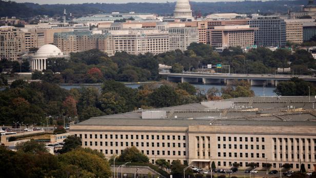 FILE PHOTO: The Pentagon building is seen in Arlington, Virginia, U.S.