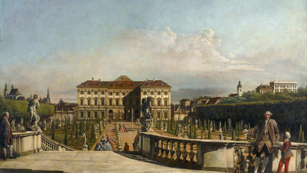 Gemälde „Das Gartenpalais Liechtenstein“