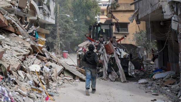 Aftermath of Israeli strikes in Tyre, south Lebanon