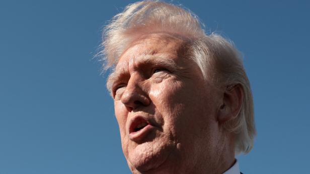 U.S. President Trump boards Air Force One at Joint Base Andrews