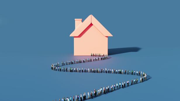 Großer Andrang bei freien Mietwohnungen