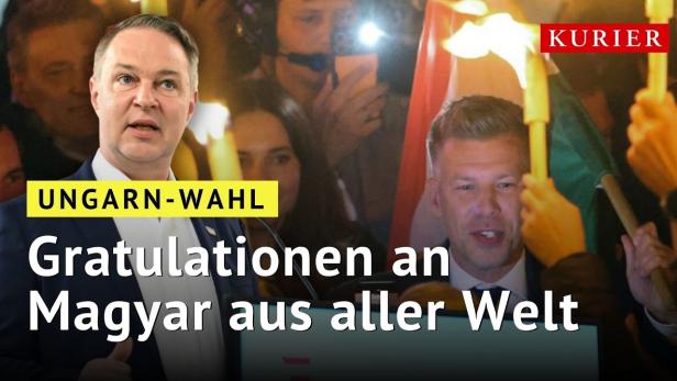 Ungarn-Wahl: Gratulationen aus aller Welt