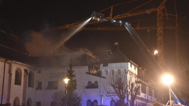 Hotel Klosterbräu in Seefeld: Großbrand unter Kontrolle