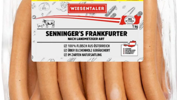 Eine Verpackung Frankfurter 