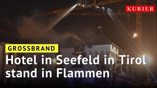 Großbrand: Hotel in Tirol stand in Flammen