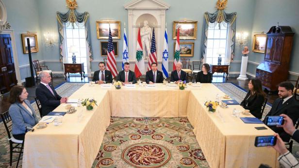 TOPSHOT-US-ISRAEL-LEBANON-DIPLOMACY