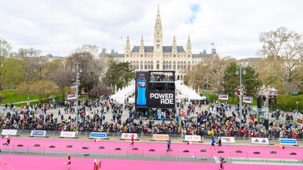 Der große Renner:  Marathon in Wien