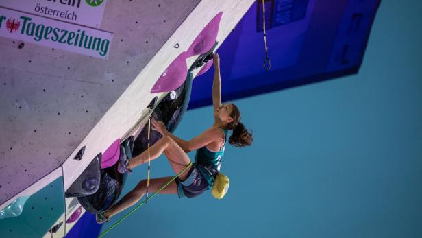 Flora Oblasser mag keine Wettkämpfe mehr klettern