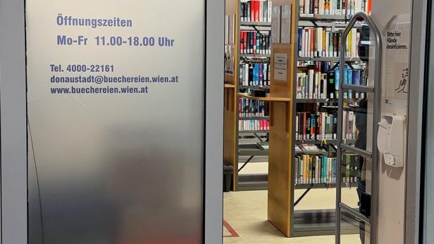 Bücherei Schrödingerplatz, Bernoullistraße, Schließung