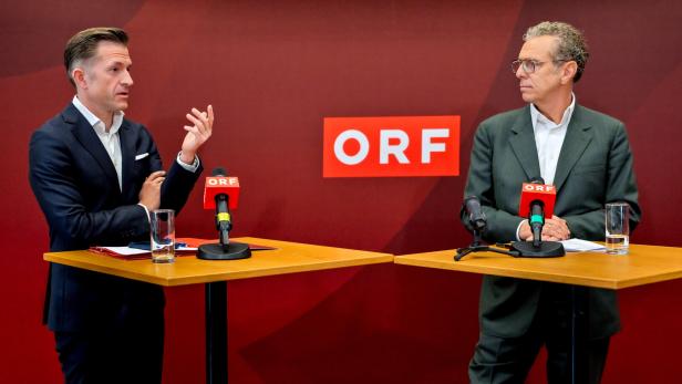 Pressegespräch des ORF-Stiftungsratsvorsitzenden Heinz Lederer und des stellvertretenden Vorsitzenden Gregor Schütze