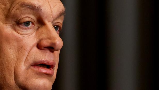 FILE PHOTO: Hungarian Prime Minister Viktor Orban holds an international press conference in Budapest