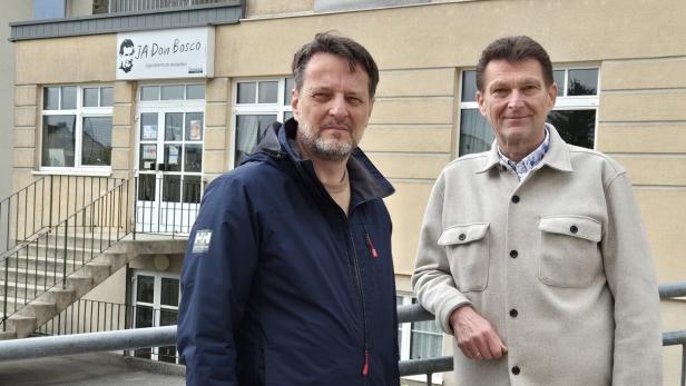 SPÖ-Vizebürgermeister Riegler und Stadtrat Blutsch