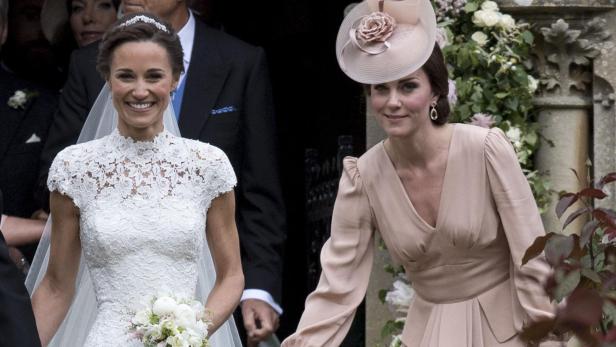 Prinzessin Kate und Pippa Middleton bei Pippas Hochzeit