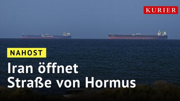 Iran öffnet Straße von Hormus
