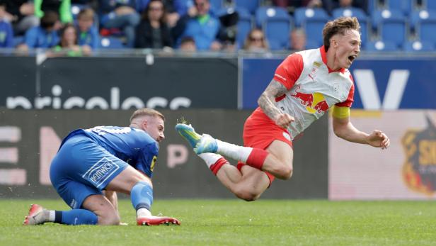 In der 2. Liga treffen Talente wie Verhounig von Liefering (re.) auf Routiniers wie Stendera vom SKN. 