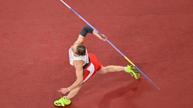 Speerwerferin Victoria Hudson