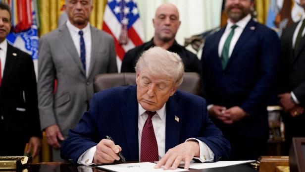 FILE PHOTO: U.S. President Donald Trump in the Oval Office of the White House in Washington