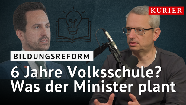 Bildungsreform: 6 Jahre Volksschule? Was der Minister plant