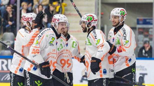 EISHOCKEY/ICE/FINALE/BEST OF 7/4. SPIEL/EISHOCKEY-LIGA: HC FALKENSTEINER PUSTERTAL WÖLFE - MOSER MEDICAL GRAZ99ERS