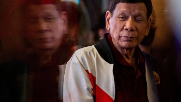 FILE PHOTO: Former Philippine president Rodrigo Duterte attends PDP-Laban proclamation rally